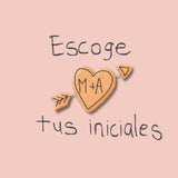 Imán corazón Flechado