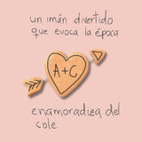 Imán corazón Flechado