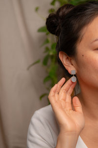 Aretes Duo Jaspeado