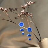 Aretes Trío Azul Ojo Turco