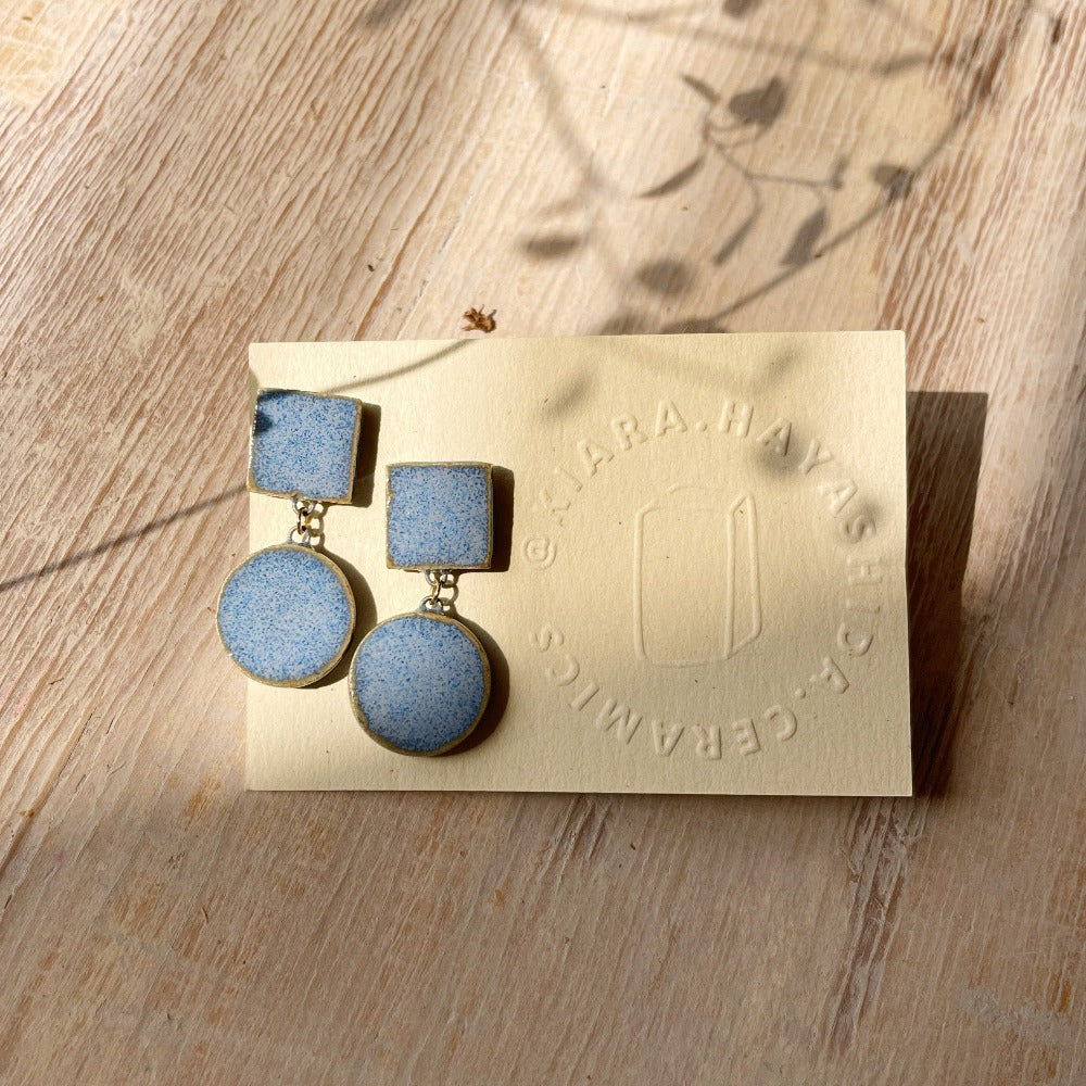 aretes de diseño hechos a mano en ceramica