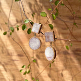 Aretes Duo Lila