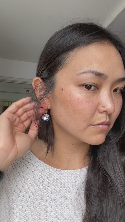 Aretes Sol Azul