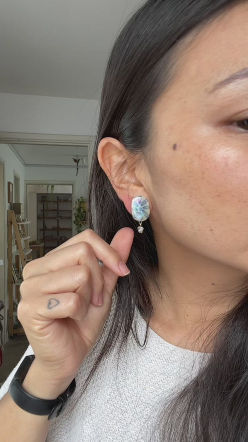 Arete óvalo Pearl