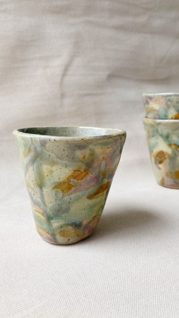 vasos de ceramica. regalos unicos hechos a mano